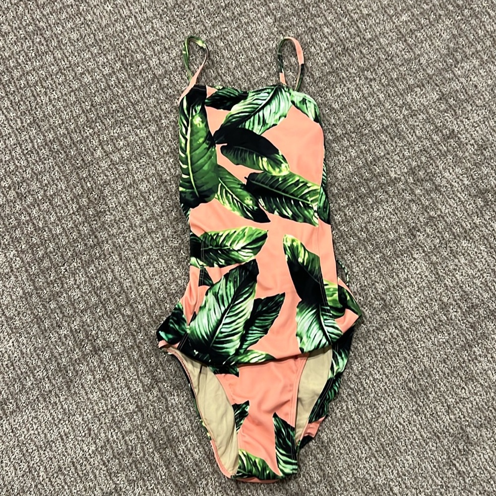 ALBION FIT WAIKIKI ONE PIECE PALM LEAF